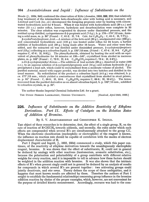 226. Influence of substituents on the additive reactivity of ethylene derivatives. Part II. Effects of catalysts on the relative rates of addition of bromine