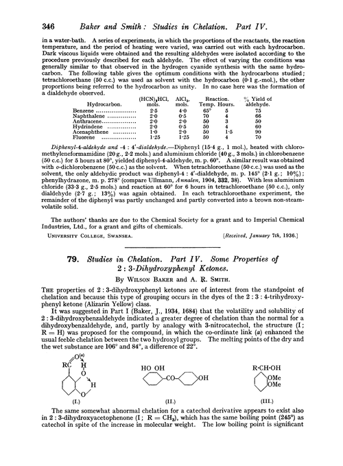 79. Studies in chelation. Part IV. Some properties of 2 : 3-dihydroxyphenyl ketones