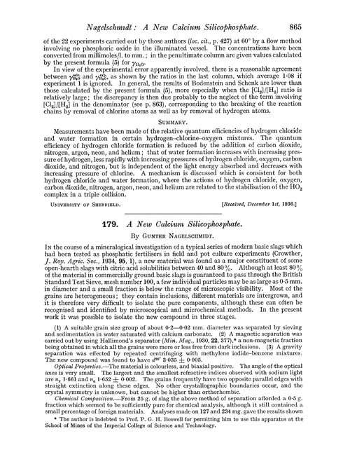 179. A new calcium silicophosphate