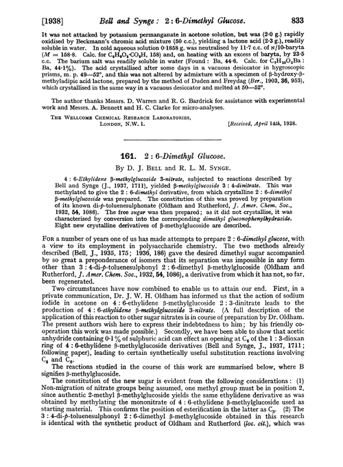 161. 2 : 6-Dimethyl glucose