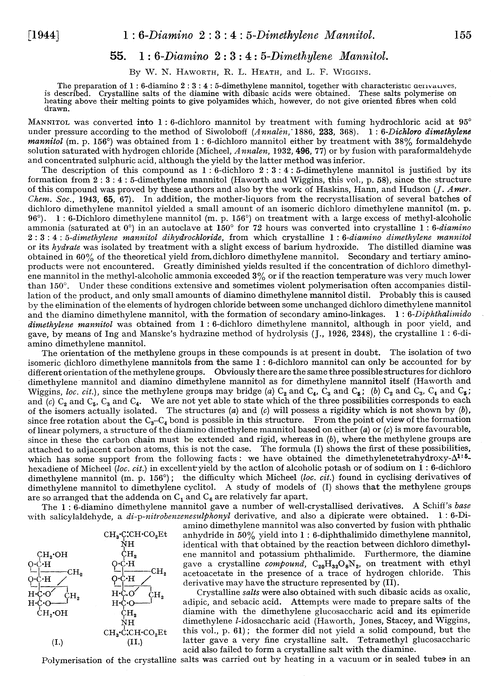 55. 1 : 6-Diamino 2 : 3 : 4 : 5-dimethylene mannitol