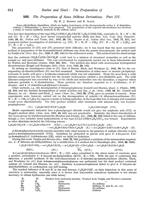 166. The preparation of some stilbene derivatives. Part III