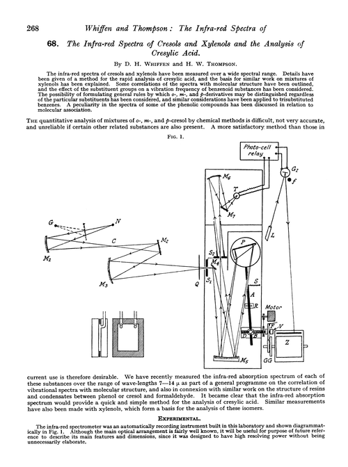 68. The infra-red spectra of cresols and xylenols and the analysis of cresylic acid
