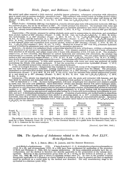 154. The synthesis of substances related to the sterols. Part XLIV. dl-cis-Equilenin