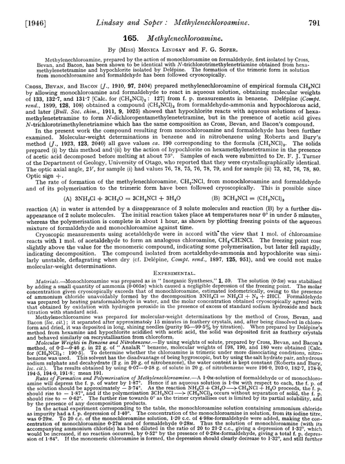 165. Methylenechloroamine