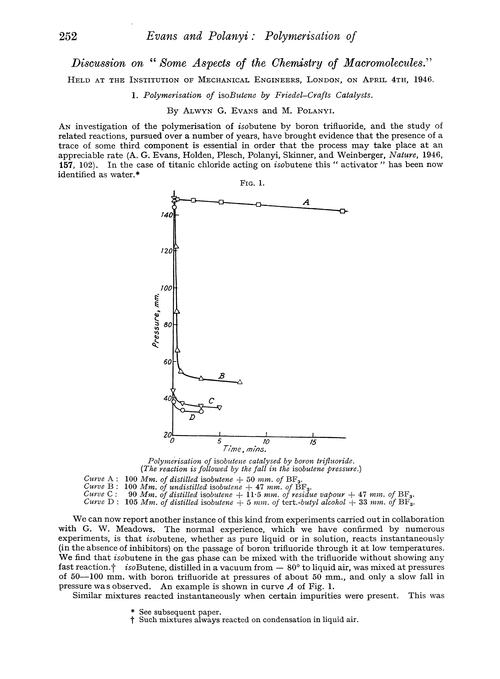 Discussion on “some aspects of the chemistry of macromolecules”