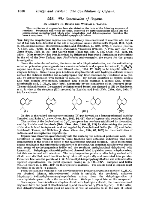 245. The constitution of copœne