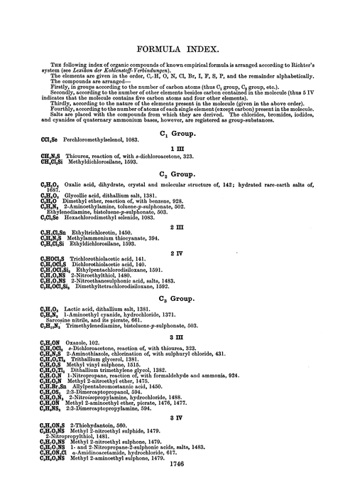 Formula index