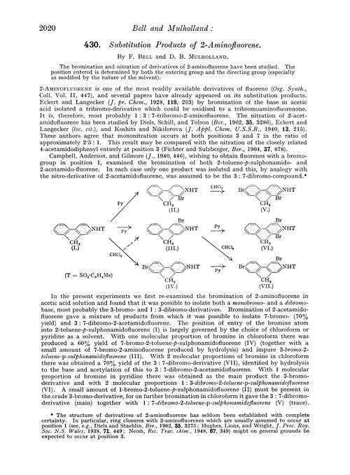 430. Substitution products of 2-aminofluorene