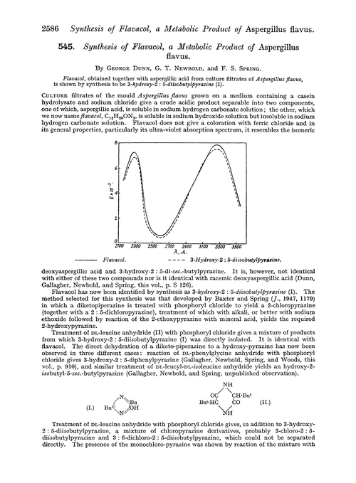 545. Synthesis of flavacol, a metabolic product of Aspergillus flavus