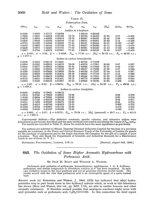 645. The oxidation of some higher aromatic hydrocarbons with perbenzoic acid