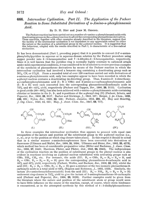 666. Internuclear cyclisation. Part II. The application of the Pschorr reaction to some substituted derivatives of o-amino-α-phenylcinnamic acid