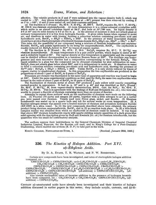 336. The kinetics of halogen addition. Part XVI. αβ-Ethylenic acids