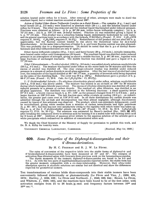 609. Some properties of the diphenyl-4-diazocyanides and their 4′-bromo-derivatives