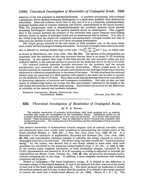633. Theoretical investigation of reactivities of conjugated bonds