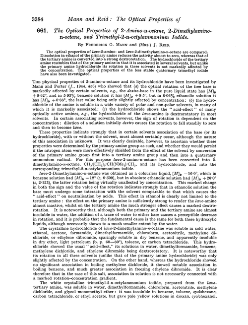 661. The optical properties of 2-amino-n-octane, 2-dimethylamino-n-octane, and trimethyl-2-n-octylammonium iodide