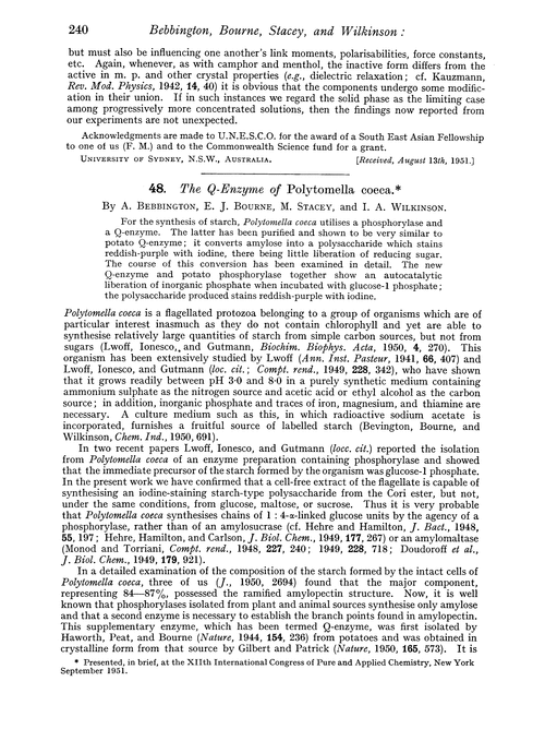 48. The Q-enzyme of Polytomella coeca