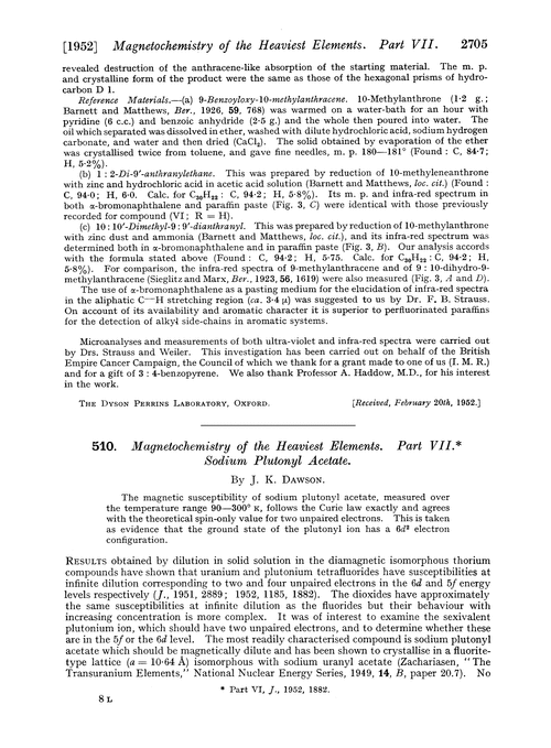 510. Magnetochemistry of the heaviest elements. Part VII. Sodium plutonyl acetate