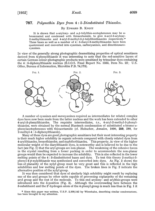787. Polymethin dyes from 4 : 5-disubstituted thiazoles