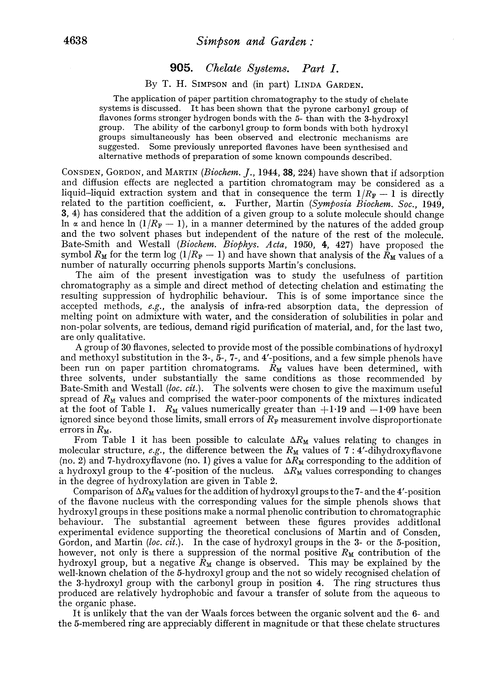 905. Chelate systems. Part I