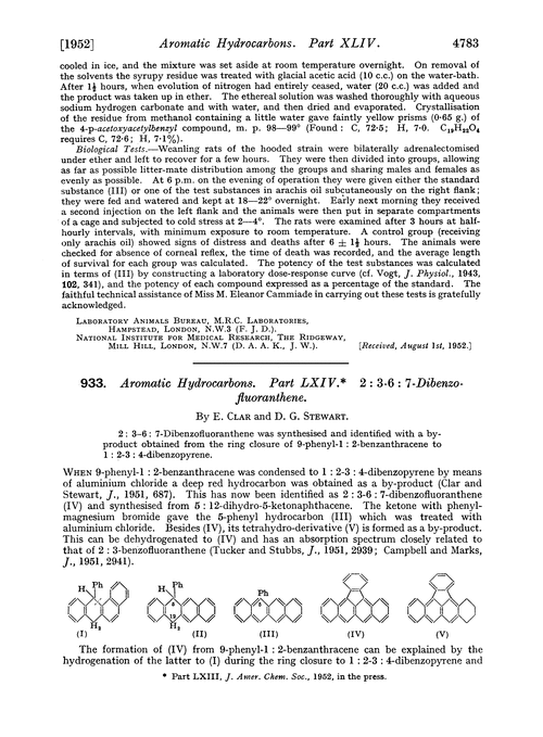 933. Aromatic hydrocarbons. Part LXIV. 2 : 3–6 : 7-Dibenzofluoranthene