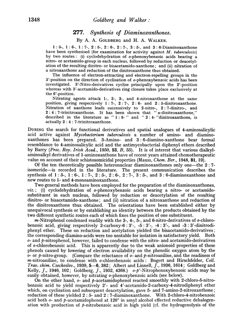 277. Synthesis of diaminoxanthones