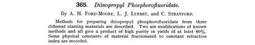 365. Diisopropyl phosphorofluoridate