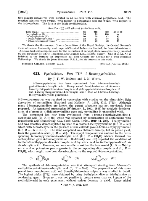 623. Pyrimidines. Part VI. 5-Bromopyrimidine
