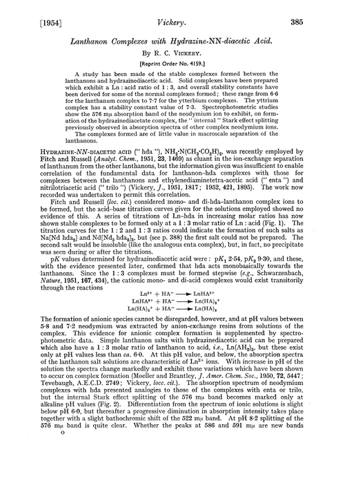 Lanthanon complexes with hydrazine-NN-diacetic acid