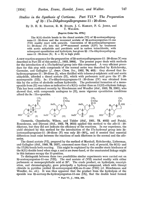 Studies in the synthesis of cortisone. Part VII. The preparation of 3β : 17α-dihydroxyallopregnane-11 : 20-dione