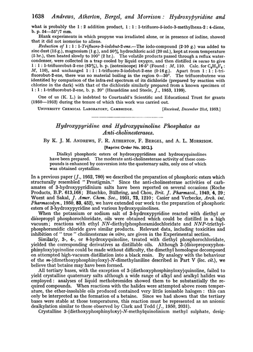 Hydroxypyridine and hydroxyquinoline phosphates as anti-cholinesterases