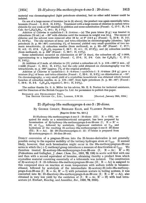 21-Hydroxy-16α-methoxypregn-4-ene-3 : 20-dione