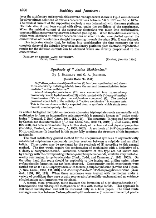 Synthesis of “active methionine”