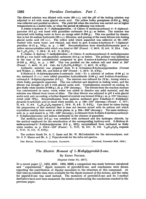 The electric moment of 1-methylpyrrolid-2-one