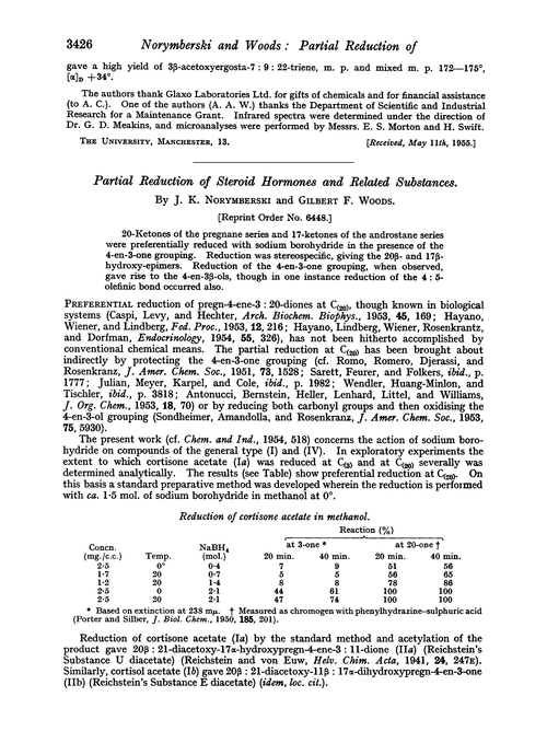 Partial reduction of steroid hormones and related substances