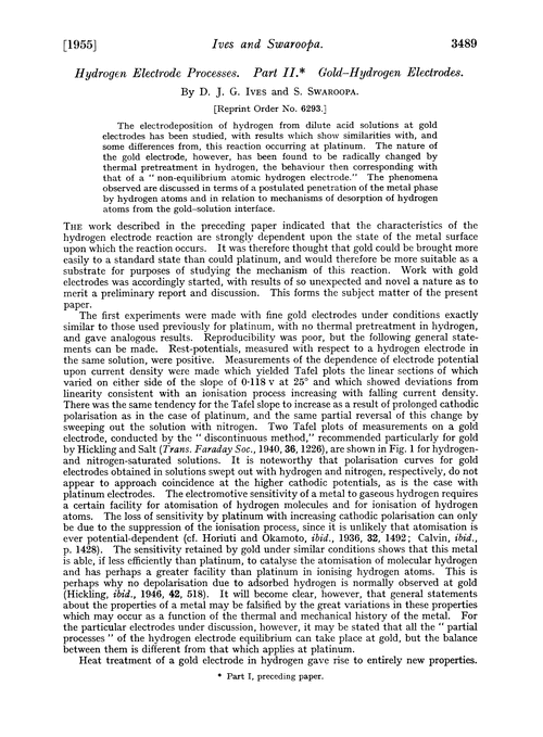 Hydrogen electrode processes. Part II. Gold–hydrogen electrodes