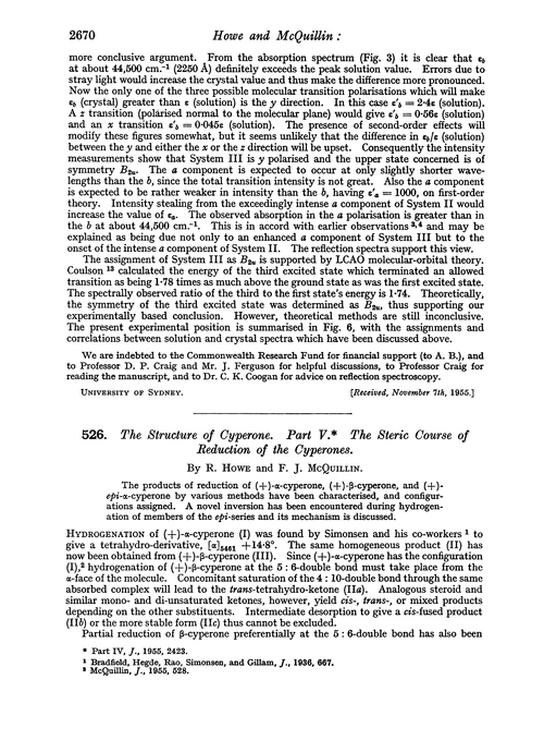 526. The structure of cyperone. Part V. The steric course of reduction of the cyperones