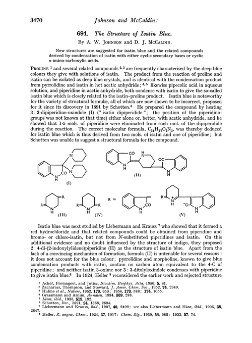 691. The structure of isatin blue