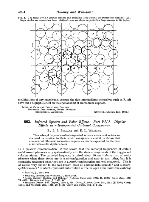 863. Infrared spectra and polar effects. Part VII. Dipolar effects in α-halogenated carbonyl compounds