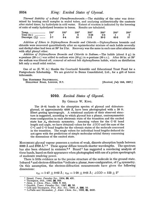 1010. Excited states of glyoxal