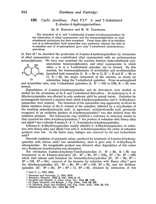 120. Cyclic amidines. Part VI. 5- and 7-Substituted 2-amino-4-hydroxyquinolines