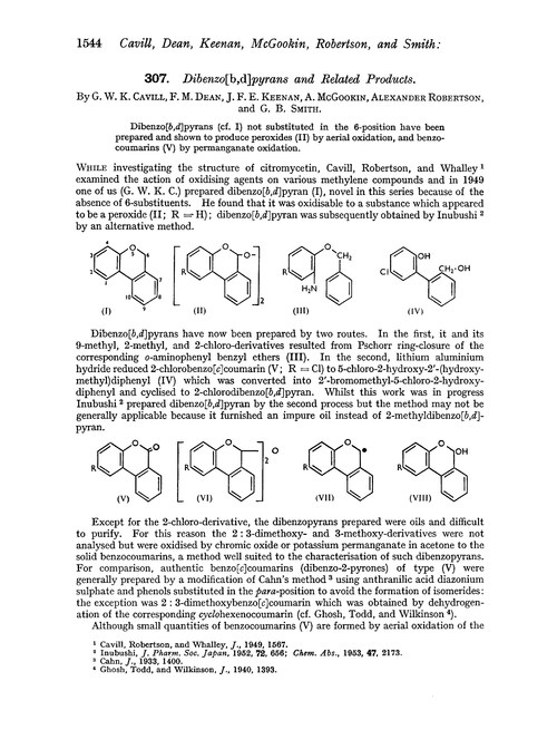307. Dibenzo[b,d]pyrans and related products