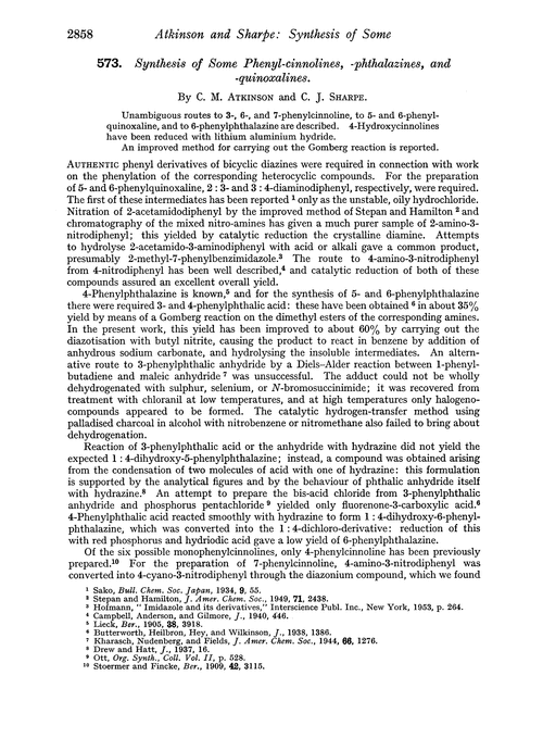 573. Synthesis of some phenyl-cinnolines, -phthalazines, and -quinoxalines