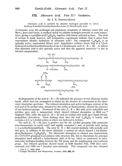 172. Alternaric acid. Part II. Oxidation
