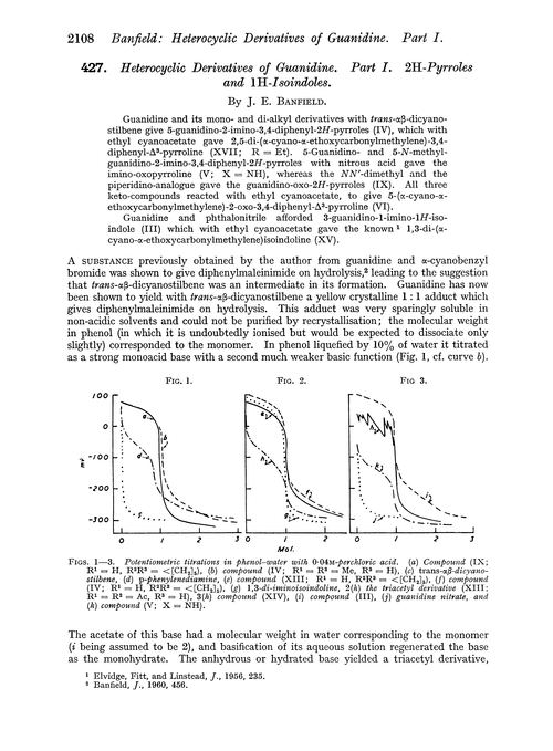 427. Heterocyclic derivatives of guanidine. Part I. 2H-pyrroles and 1H-isoindoles