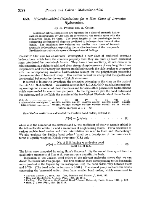 659. Molecular-orbital calculations for a new class of aromatic hydrocarbon