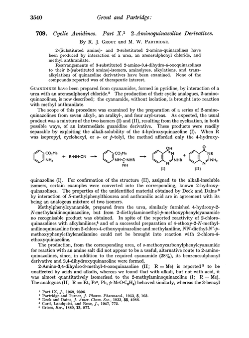 709. Cyclic amidines. Part X. 2-Aminoquinazoline derivatives