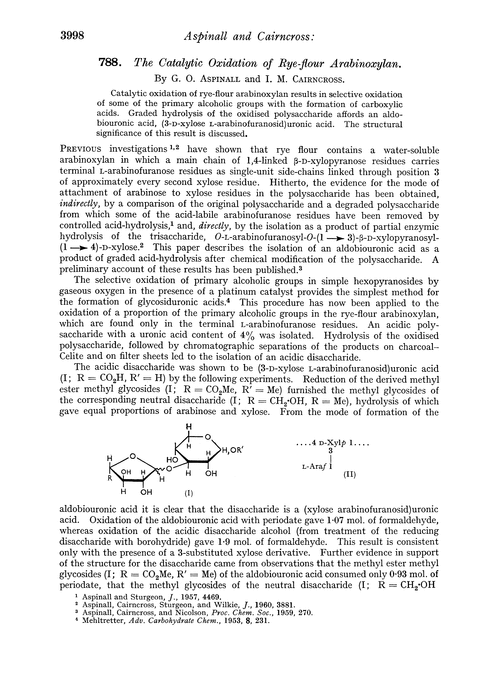 788. The catalytic oxidation of rye-flour arabinoxylan