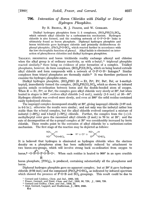 796. Interaction of boron chlorides with dialkyl or diaryl hydrogen phosphites