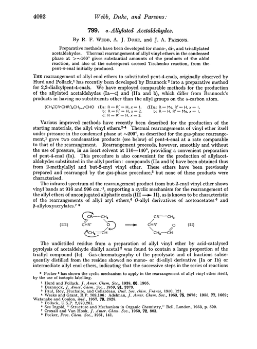 799. α-Allylated acetaldehydes